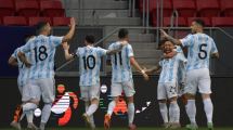 Imagen de Argentina y una victoria práctica ante Paraguay para llegar a los cuartos de final