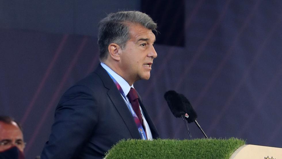 Joan Laporta fue el encargado de presencias las pruebas que comprometen a Bartomeu. Gentileza.