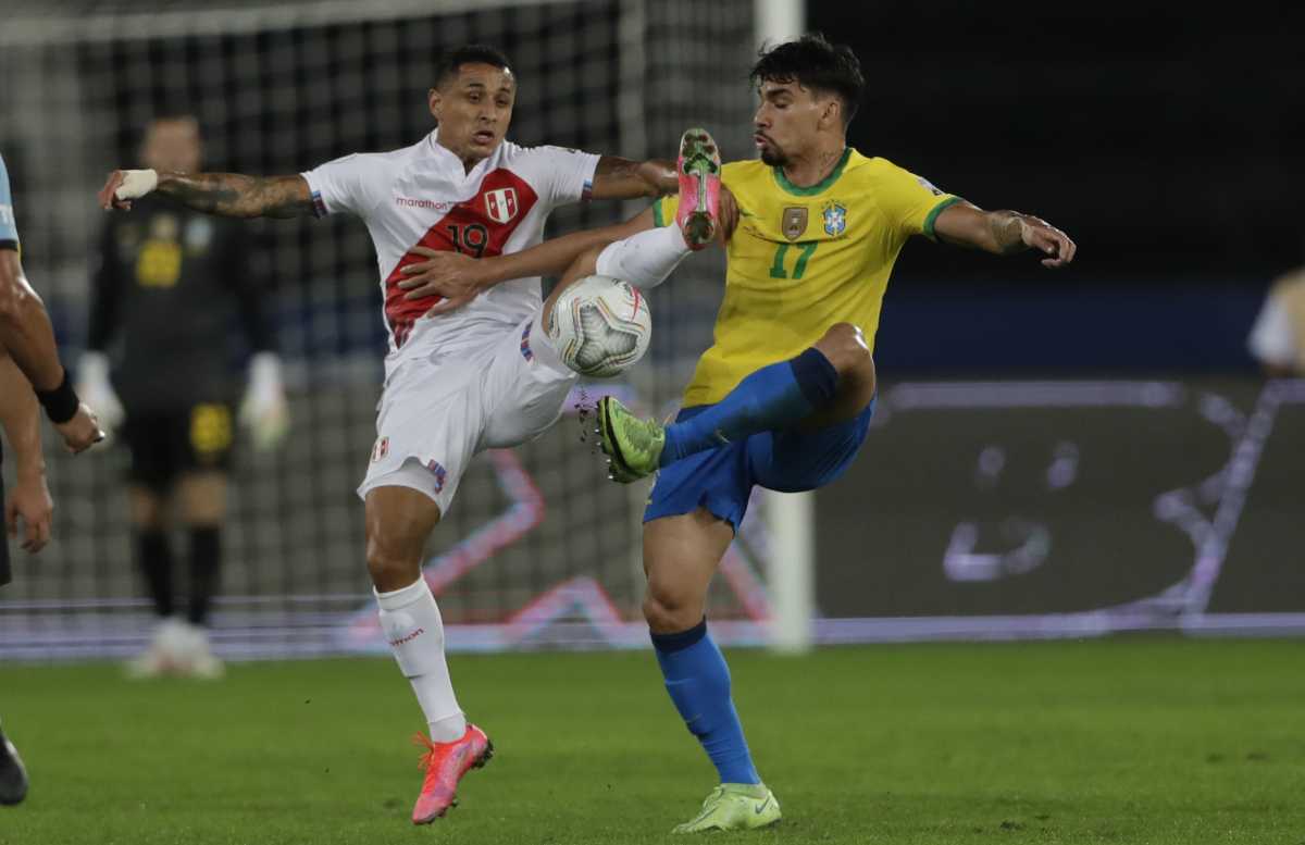 Lucas Paquetá marcó el único gol del partido en Rio de Janeiro. Foto: AP