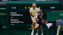 Imagen de Federer pisa el acelerador en Wimbledon