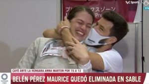 La esgrimista Belén Pérez Maurice recibió propuesta de casamiento tras ser eliminada de Tokio 2020