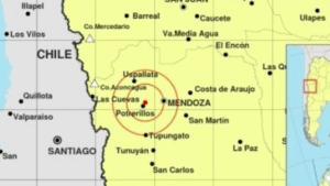 Un fuerte temblor sorprendió este domingo a Mendoza