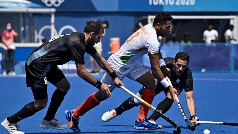 India lo ganó en los últimos minutos y complicó a Argentina en su clasificación (AFP).