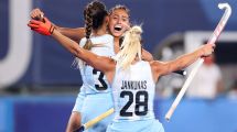 Imagen de Las Leonas lograron su primera victoria en los Juegos