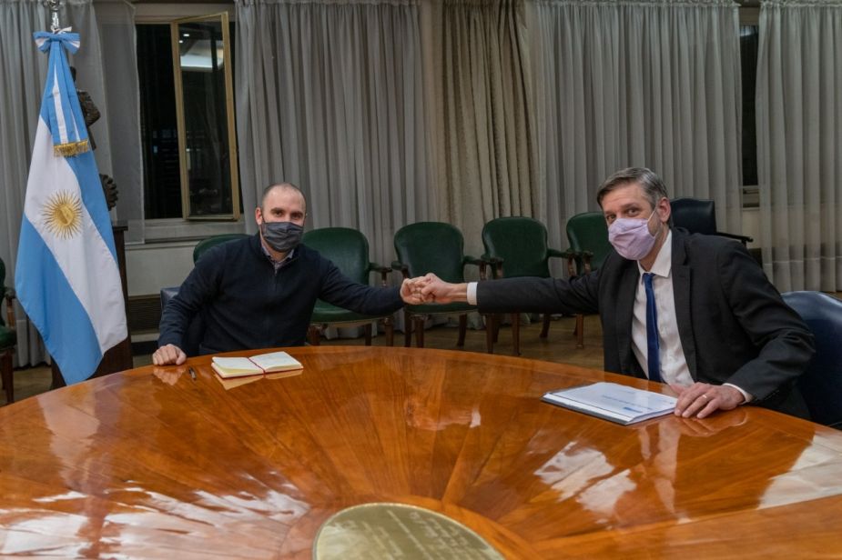 Martín Guzmán designó hoy como secretario de Finanzas a Rafael Ignacio Brigo. Foto: Prensa Economía.-
