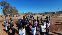 Imagen de Confusión por un acto de ATEN en Aguada San Roque, a un mes de la muerte de Mónica