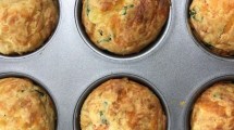 Imagen de Hoy salen muffins caprese mega fáciles