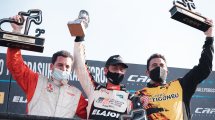 Imagen de Villagra festejó en la tercera fecha del rallycross