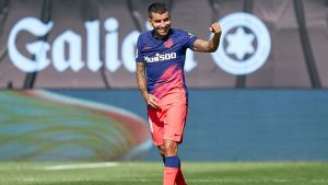 Con dos de Correa, el Atlético Madrid venció 2 a 1 al Celta