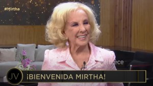 Así fue el regreso de Mirtha Legrand a la televisión