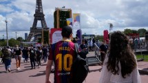 Imagen de Messi cerraría hoy en París su acuerdo con el PSG