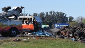 Un bebé muerto y seis heridos tras un choque múltiple en Chascomús