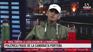 L-Gante habló de los dichos de Vidal sobre la marihuana: “El problema es el tráfico”