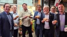 Imagen de Sin certificado de vacunación, Bolsonaro tuvo que comer pizza en la vereda en Nueva York