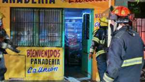 Principio de incendio en un panadería esta madrugada en Roca