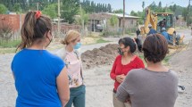 Imagen de Pusieron en marcha la obra de gas en barrio Nehuén de Roca