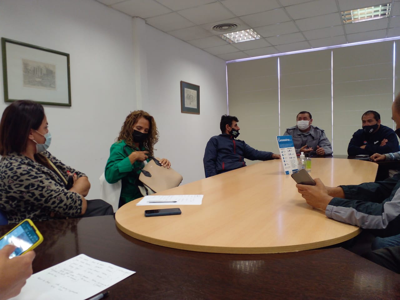 El encuentro se llevo a cabo este martes en el municipio.