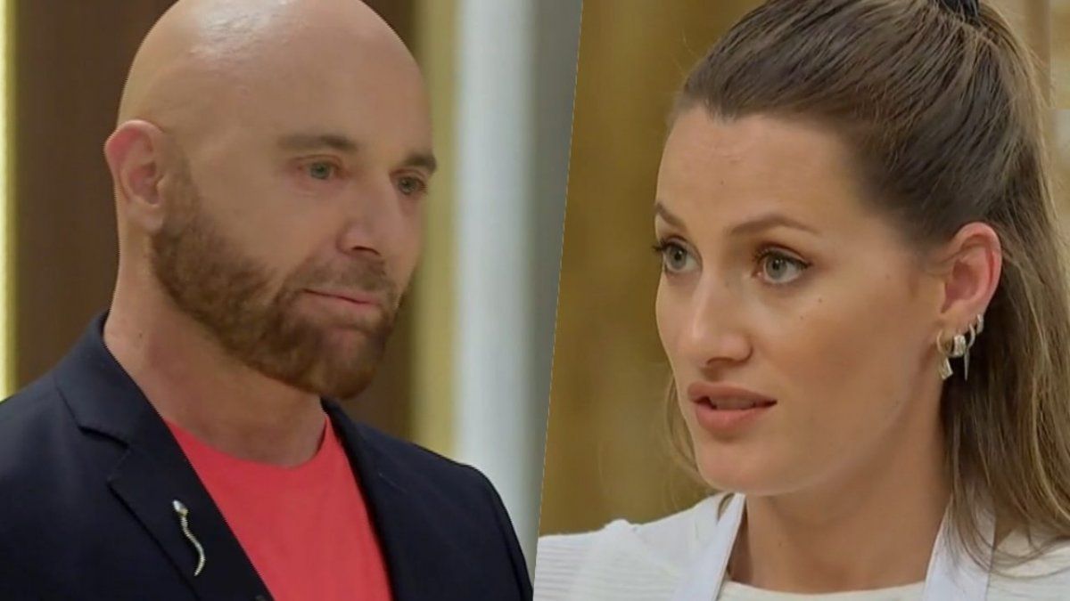 Fuerte cruce entre Martitegui y Mica en MasterChef. 