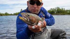 Pesca en el Limay Medio: así fueron los primeros piques de sus famosas truchas