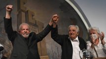 Imagen de Lula y Pepe Mujica se reunieron con dirigentes de la CGT