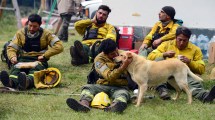 Imagen de El incendio de lago Martin y Steffen mantiene focos activos y tareas de combate