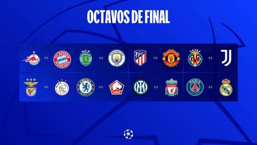 Dos veces se hizo el sorteo de los octavos de final de la Champions League. Gentileza.