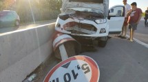 Imagen de Una mujer se descompensó y chocó en la Ruta 22 en cercanías de Huergo