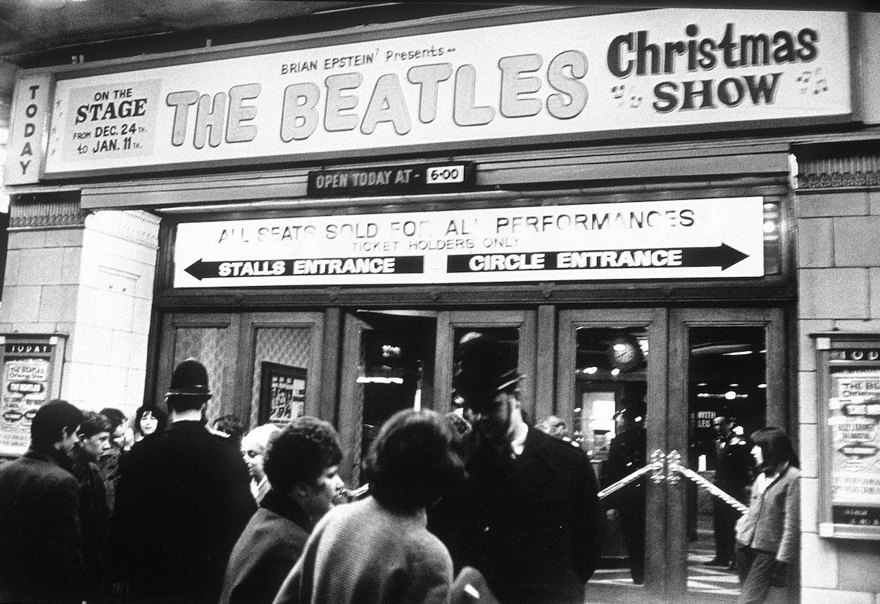 Mandatory Credit: Photo by SHAROK HATAMI/REX/Shutterstock (8258p)
THE BEATLES
THE BEATLES CHRISTMAS CONCERT, BRITAIN - 1963