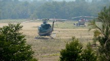 Imagen de Con la reactivación del incendio, los aviones hidrantes volvieron a operar al sur de Bariloche