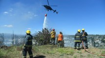 Imagen de Incendio de pastizales amenaza viviendas en Bariloche