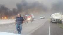 Imagen de Por el incendio en Puerto Madryn, evacuaron 700 vehículos