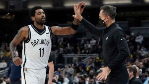 Los Nets vencieron 129-121 a Indiana, en el regreso de Irving