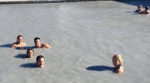 Imagen de Termas de Copahue: los turistas disfrutan de las lagunas a pleno sol