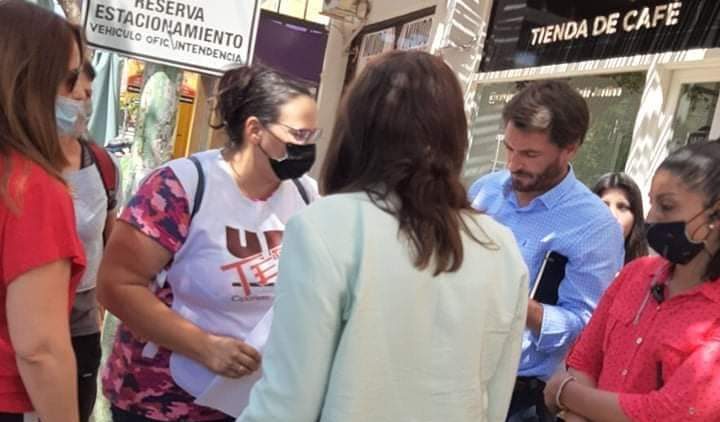 En la última visita a Cipolletti, Carreras no le recibió los petitorios a Unter. 