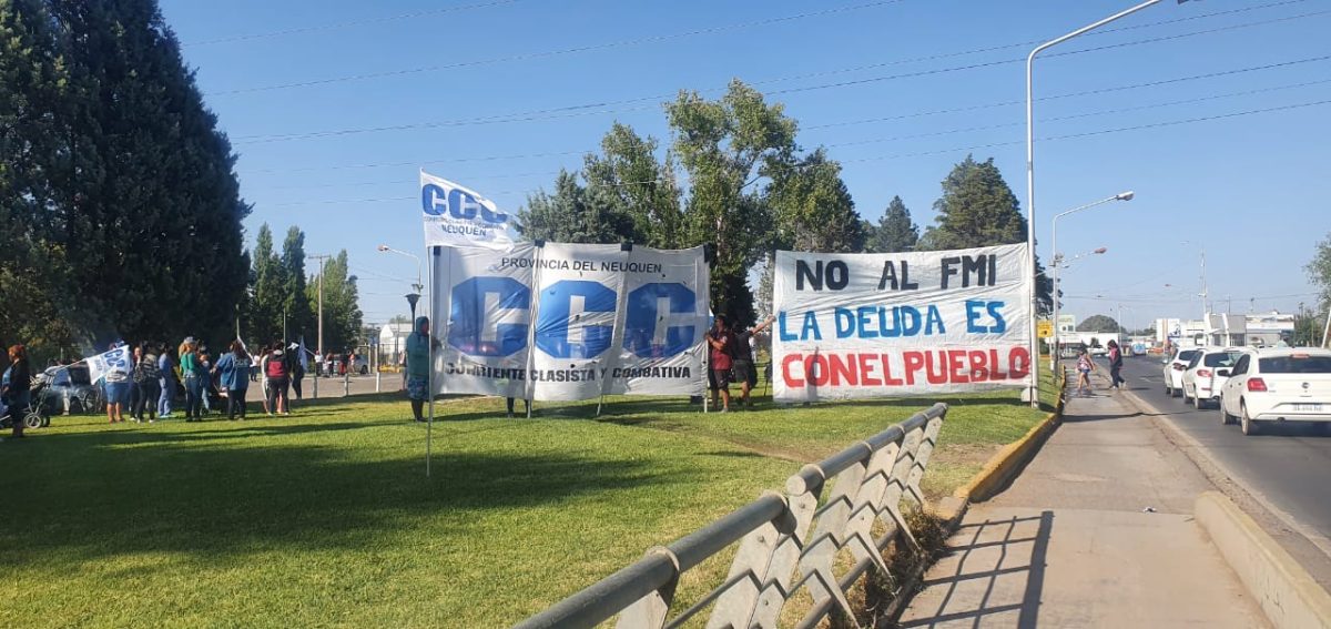 La CCC convocó a una protesta en distintos puntos de Neuquén. (Archivo Gentileza).-