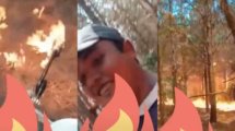 Imagen de Buscan a un hombre que se filmó incendiando un bosque de Corrientes