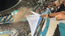 Imagen de Insólito: tiraron cenizas de un muerto en pleno partido de Racing y cayó sobre otros hinchas