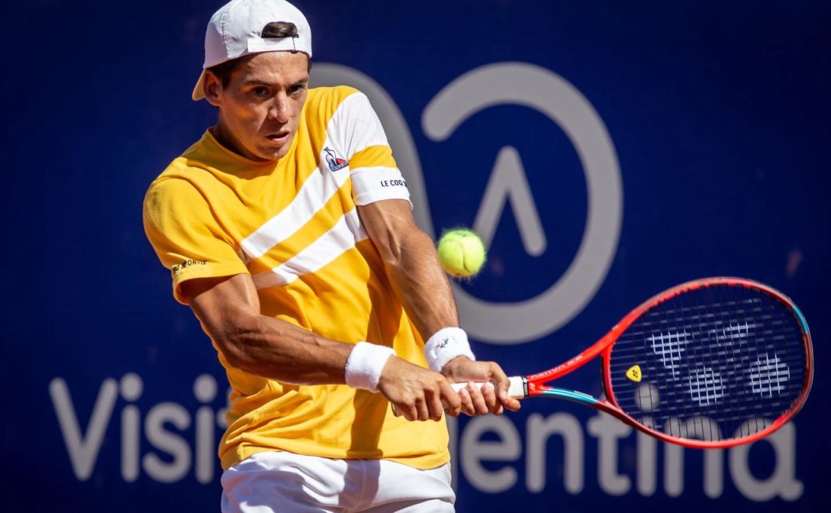 Sebastián Báez avanzó a las semifinales en el ATP 250 de Córdoba y se ilusiona con lograr el título. Gentileza.