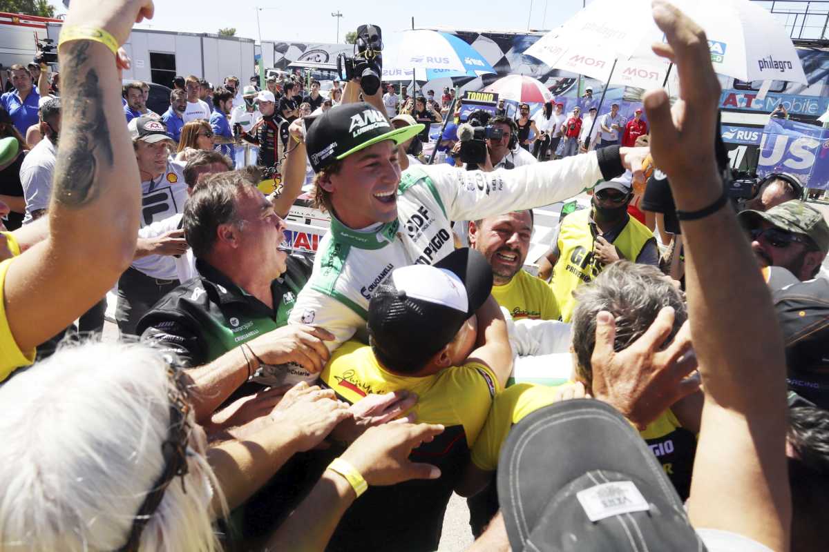 De Benedictis se quedó con el triunfo en Viedma. Foto: Marcelo Ochoa