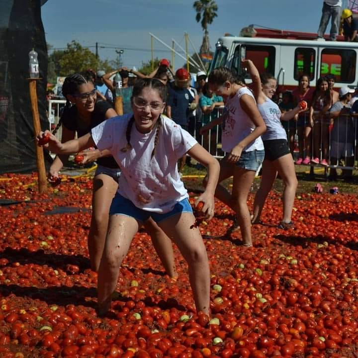 En 1994 fue declarada como Fiesta Nacional gracias al gran impulso que tomó la industria tomatera. Foto: Municipalidad de Lamarque.