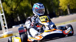 Lovagnini festejó en el estreno del Pro Kart