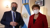 Imagen de En la previa a la reunión del FMI, Alberto Fernández conversó con Kristalina Georgieva