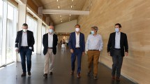 Imagen de Paolo Rocca y Gutiérrez recorrieron las nuevas oficinas de Techint en Vaca Muerta