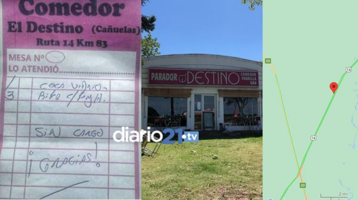 Bomberos de Corrientes pararon a comer y no les cobraron la comida. 