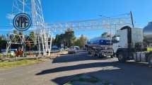 Imagen de Protesta de vigiladores en la refinería de YPF en Plaza Huincul