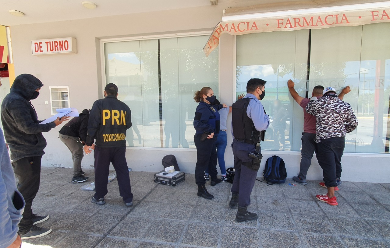 El operativo se realizó el jueves en Roca y Cipolletti. Hay cuatro detenidos y se secuestraron 21 kilos de cocaína. (foto: gentileza)