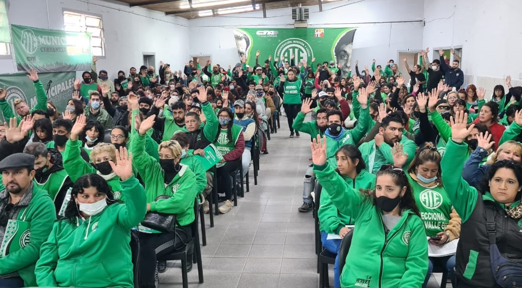 Los delegados de ATE dijeron que sí a la propuesta oficial. Foto: archivo.