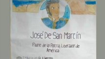 Imagen de Creó un perfil de Facebook para José de San Martín e incluyó a una famosa entre sus amigos