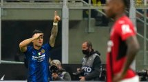 Imagen de Con un doblete de Lautaro Martínez, Inter derrotó a Milan y está en la final de la Copa Italia