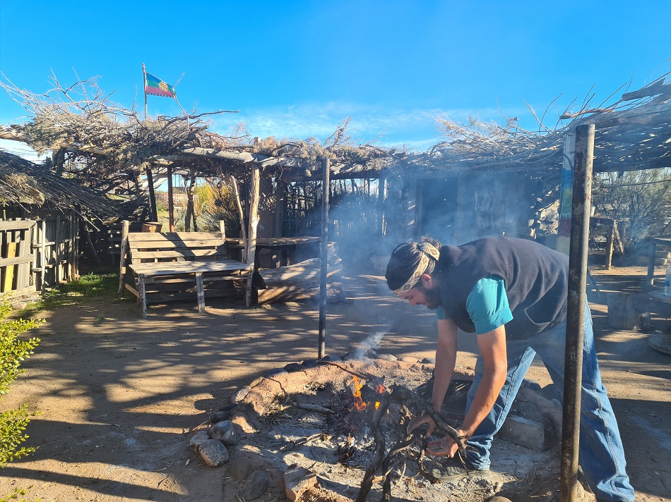 La comunidad mapuche urbana Xem Kimvn, en Cutral co (Foto: Andrea Vazquez)